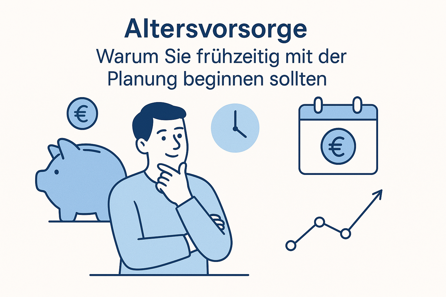 Titelbild für Altersvorsorge: Warum du frühzeitig mit der Planung beginnen solltest